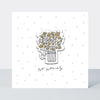 Paper Treasures - No Words/Flowers Greetings Card