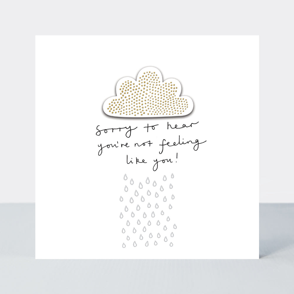 Paper Treasures - Get Well/Cloud Showers Greetings Card