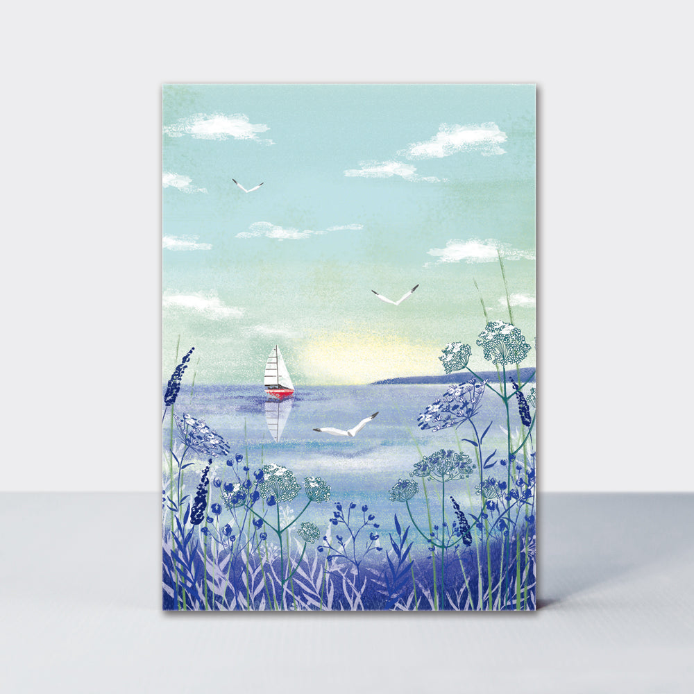 Postcard - Seaside Scene Blank
