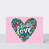 Postcard - Sending Love heart