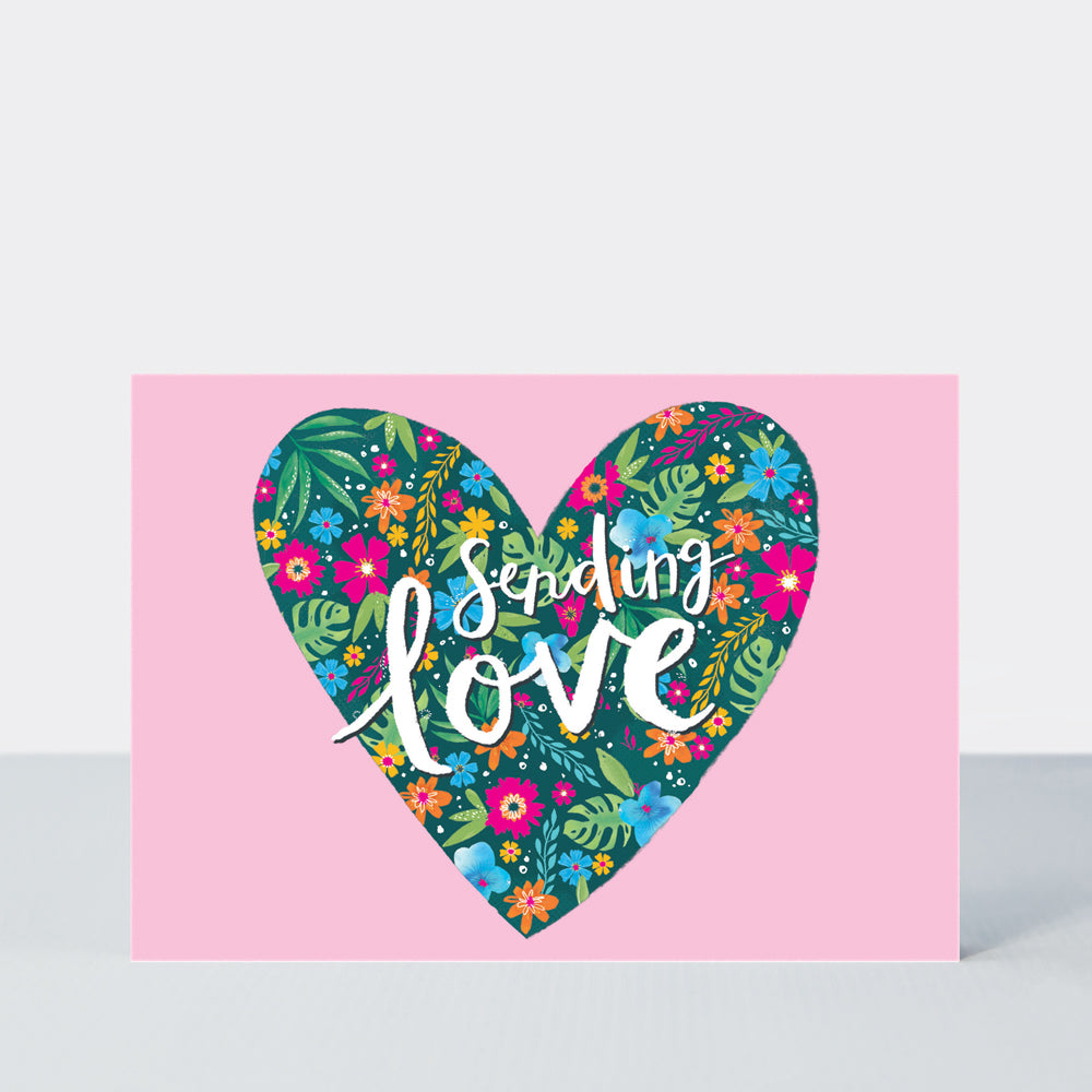 Postcard - Sending Love heart