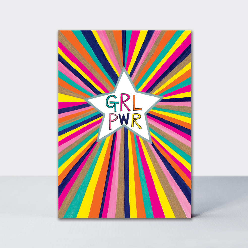 Postcard - Girl Power starburst
