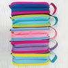 Double Zip Pencil Case With Handle - Inspirational 'Never Forget How Amazing You Are!' Purple Design