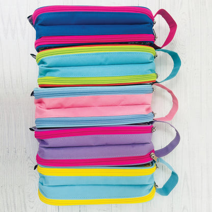 Double Zip Pencil Case With Handle - Inspirational &