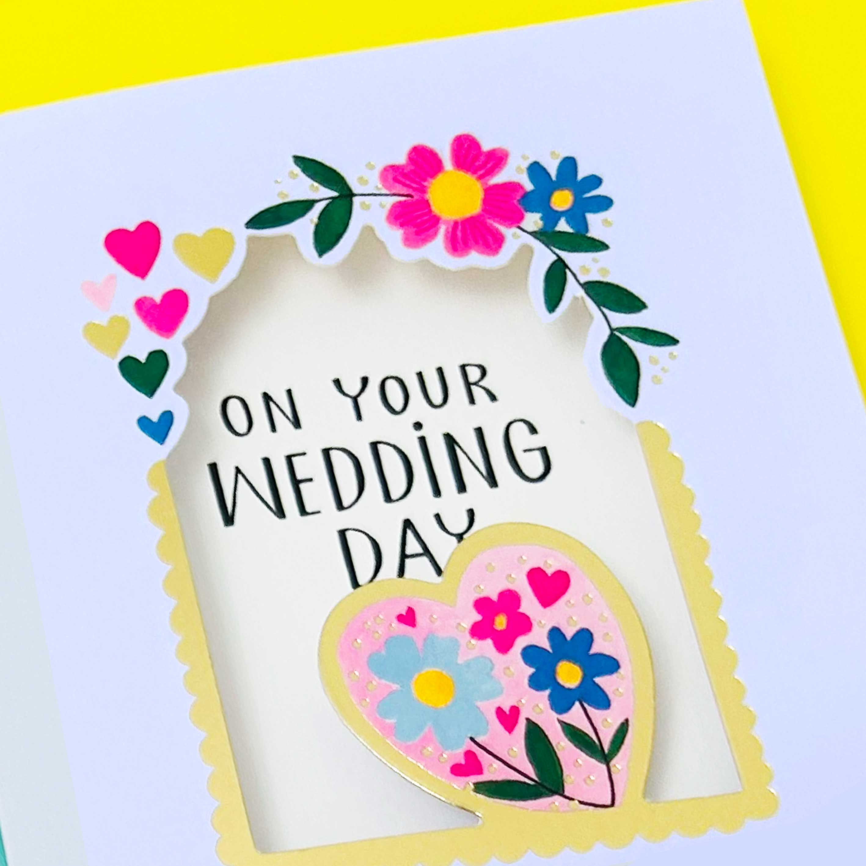 Peep - On Your Wedding Day Card/Heart