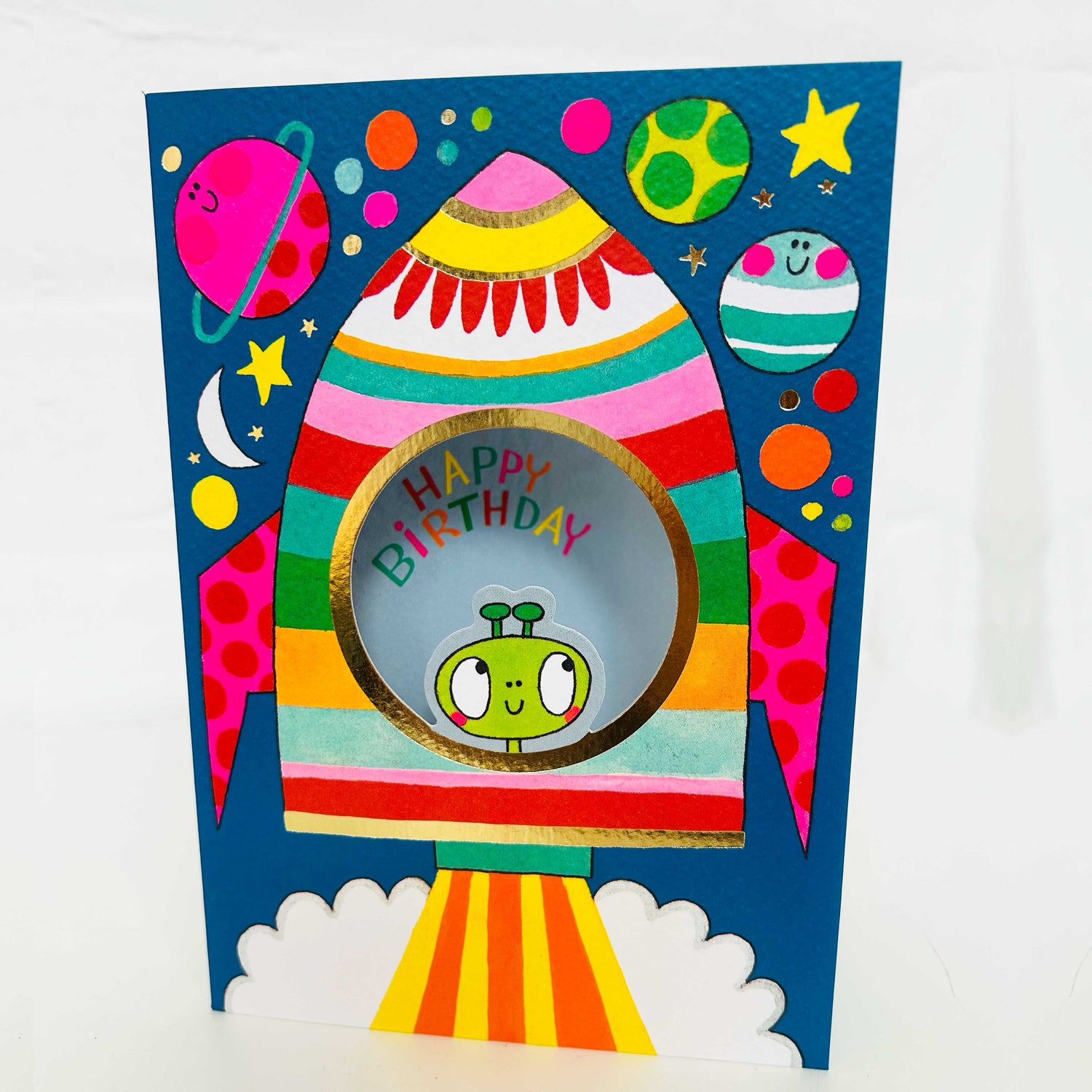 Peep - Happy Birthday Card/Rocket