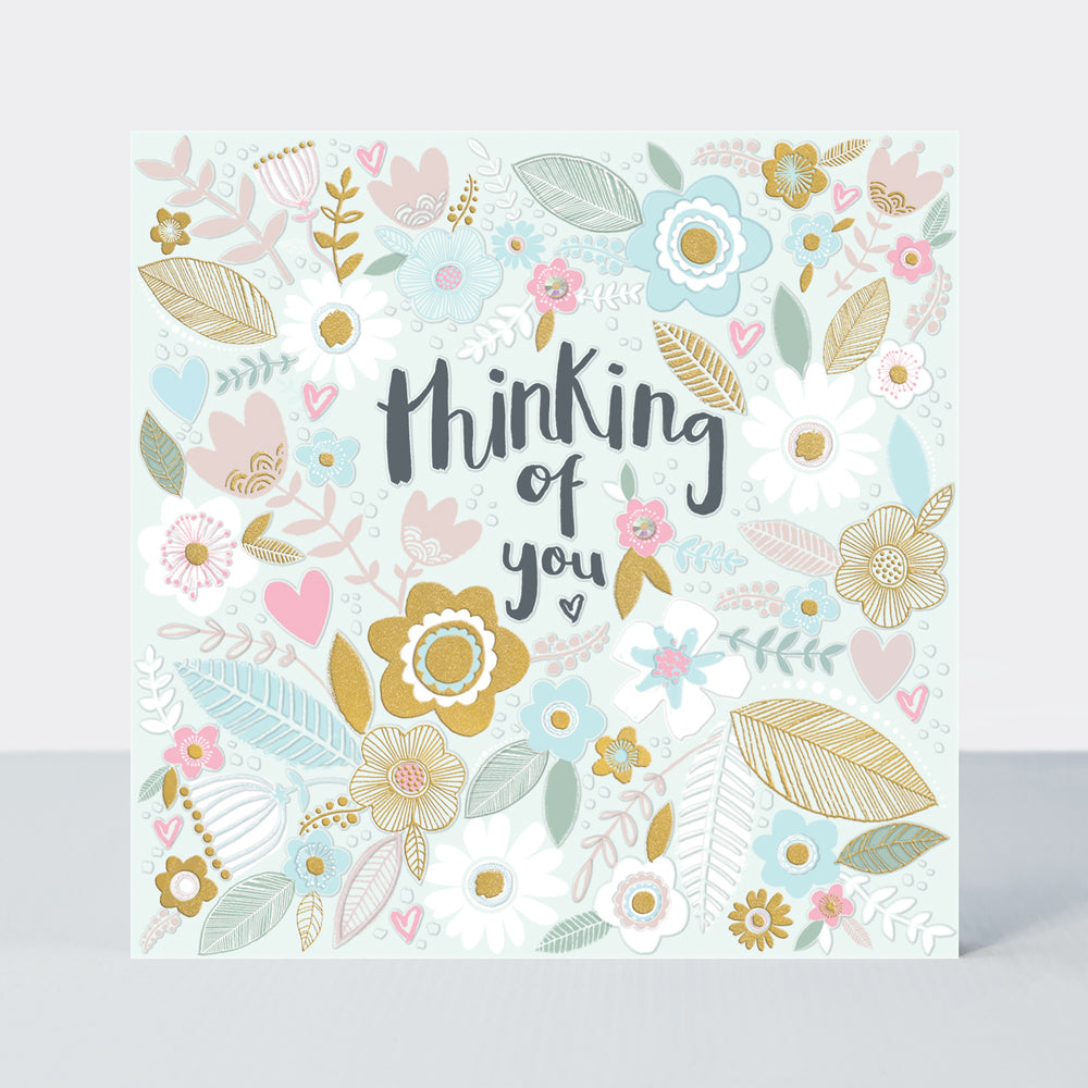 Peony - Thinking of You Card - Floral