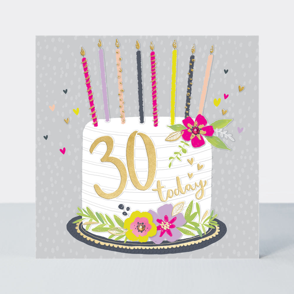 Peony - 30th Birthday Card