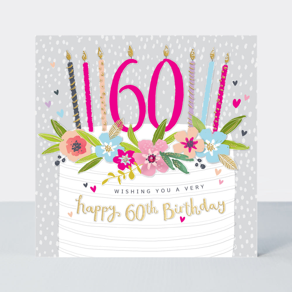 Peony - 60th Birthday Card
