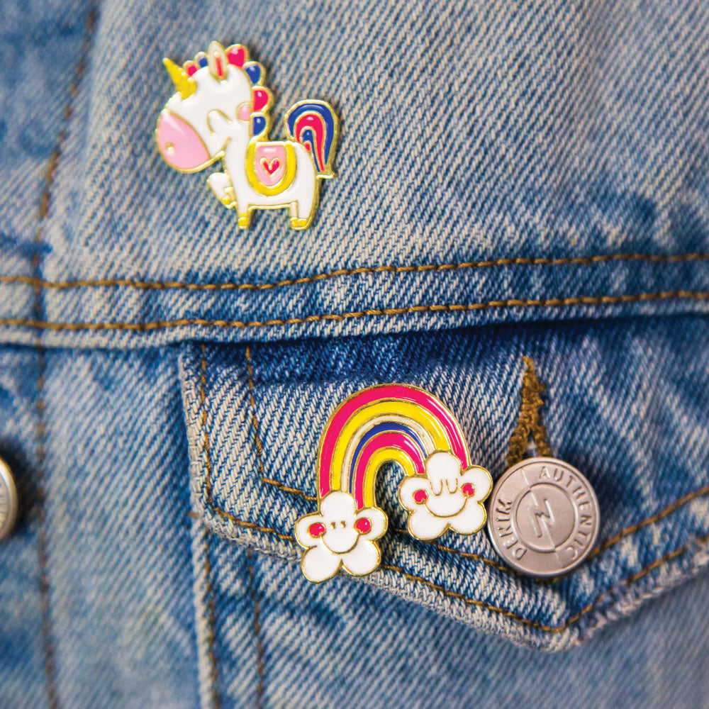 Sets of Enamel Pins - Unicorn/Rainbow