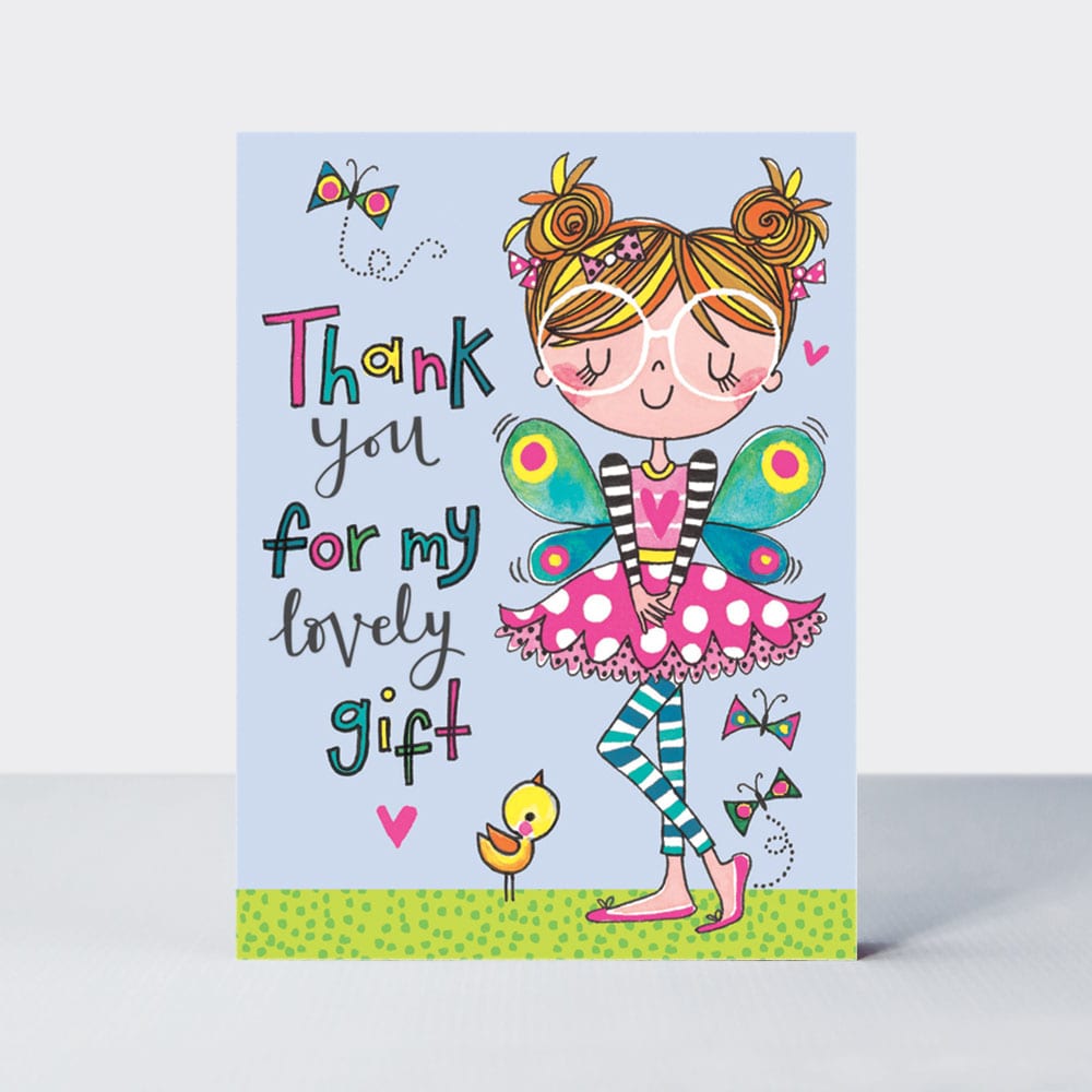 Thank you for my gift - Fairy - Pack of 5 Notecards