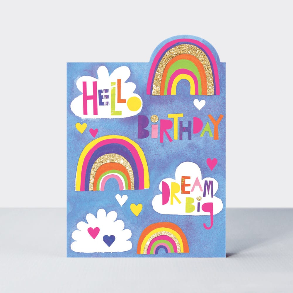 POW WOW - Hello birthday dream big  - Birthday Card