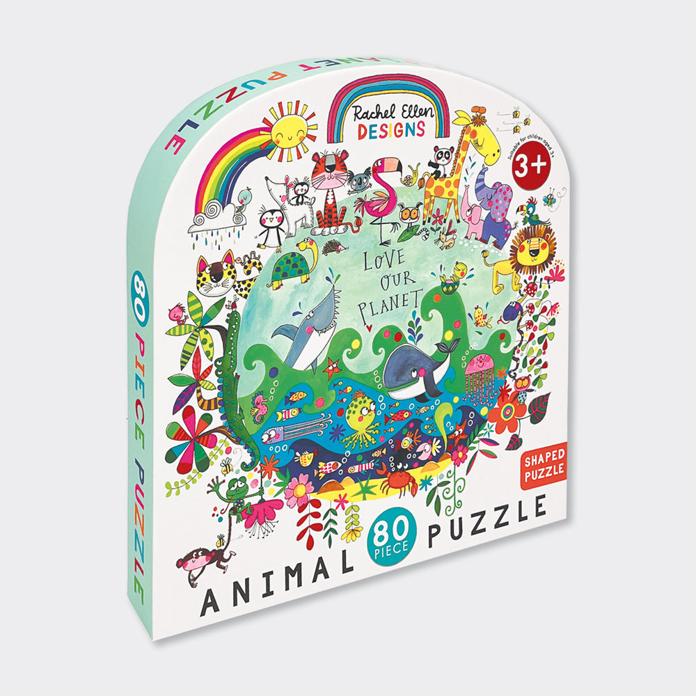 Fun Kids Jigsaw Puzzle - Love Our Planet - Animals - 80 Pieces