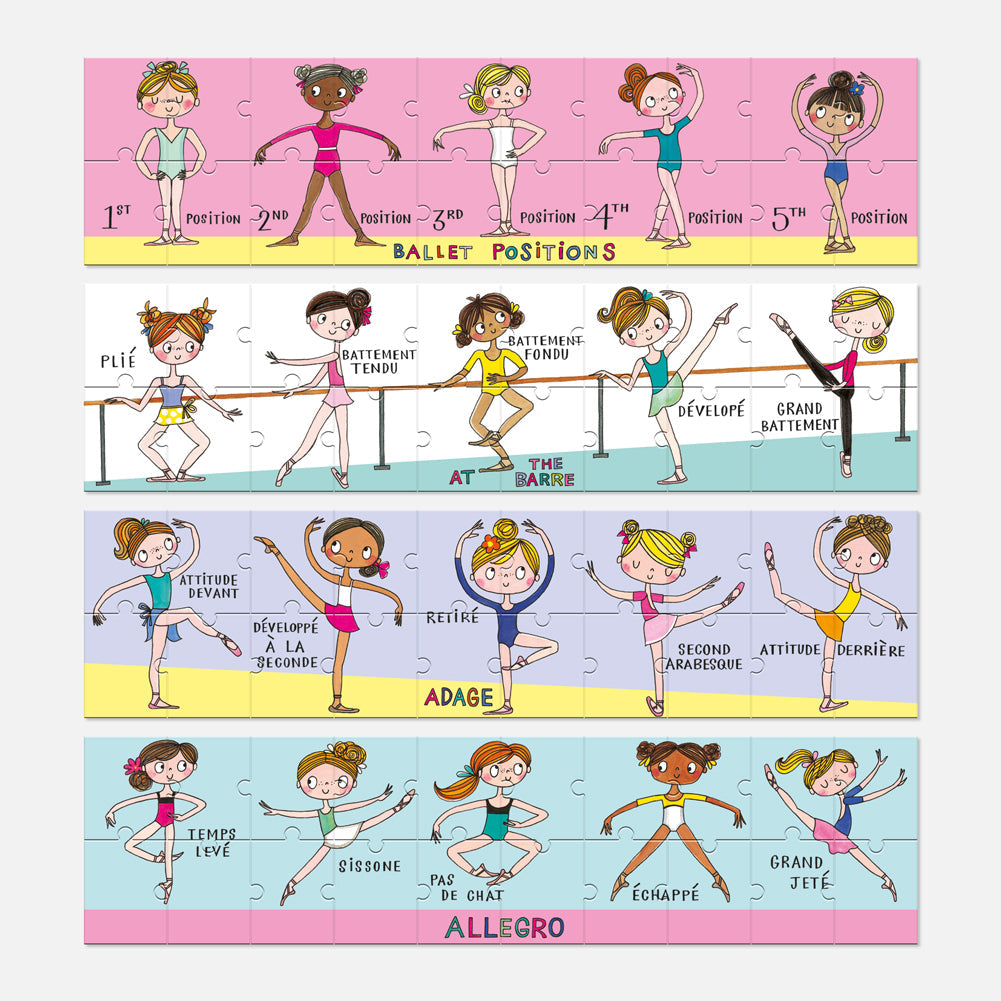 Fun Kids Jigsaw Puzzle - Ballet Class - 80 Pieces