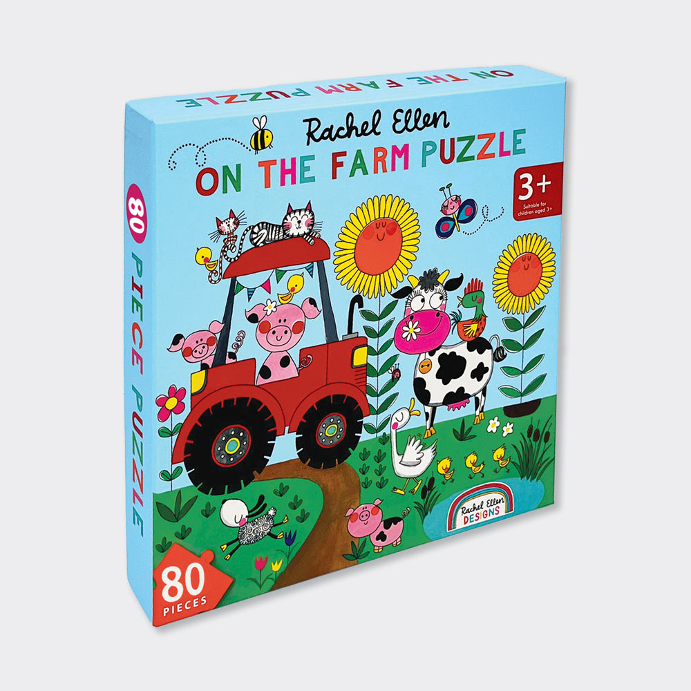 Kids Jigsaw Puzzle - On The Farm - 80 Pieces