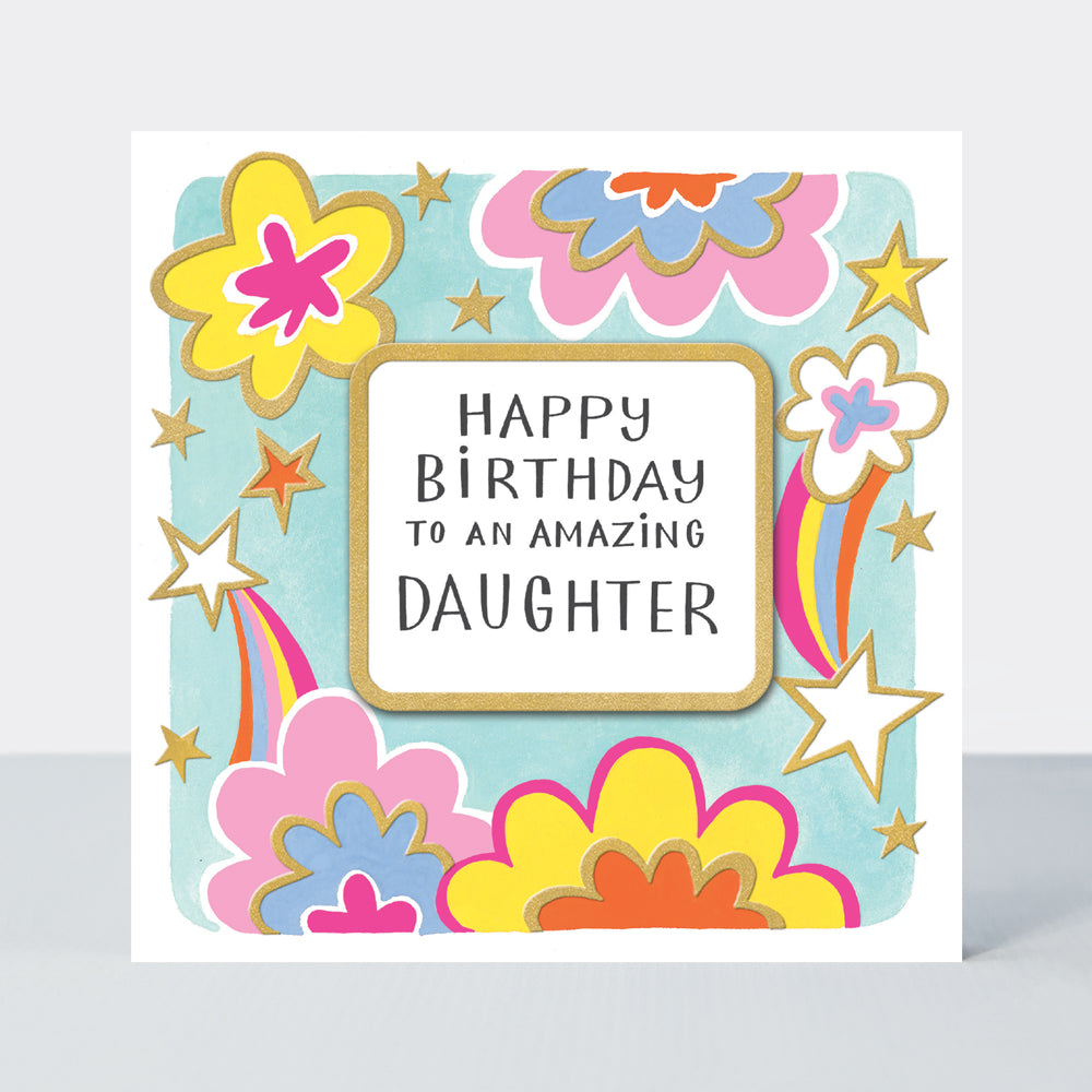 Rhubarb - Happy Birthday to an Amazing Daughter - birthday card