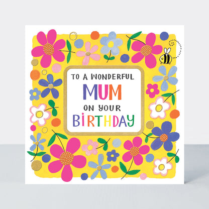 Rhubarb - To a Wonderful Mum on your Birthday - birthday card