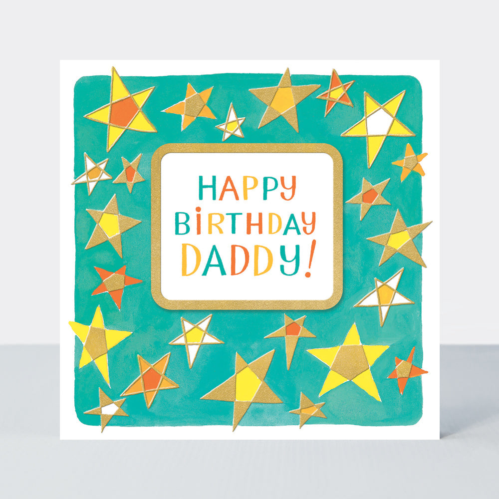 Rhubarb - Happy Birthday Daddy/Stars - birthday card