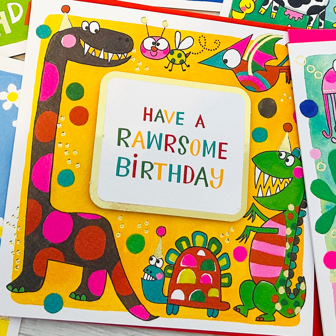 Rhubarb - Rawrsome Birthday/Dinosaur - birthday card