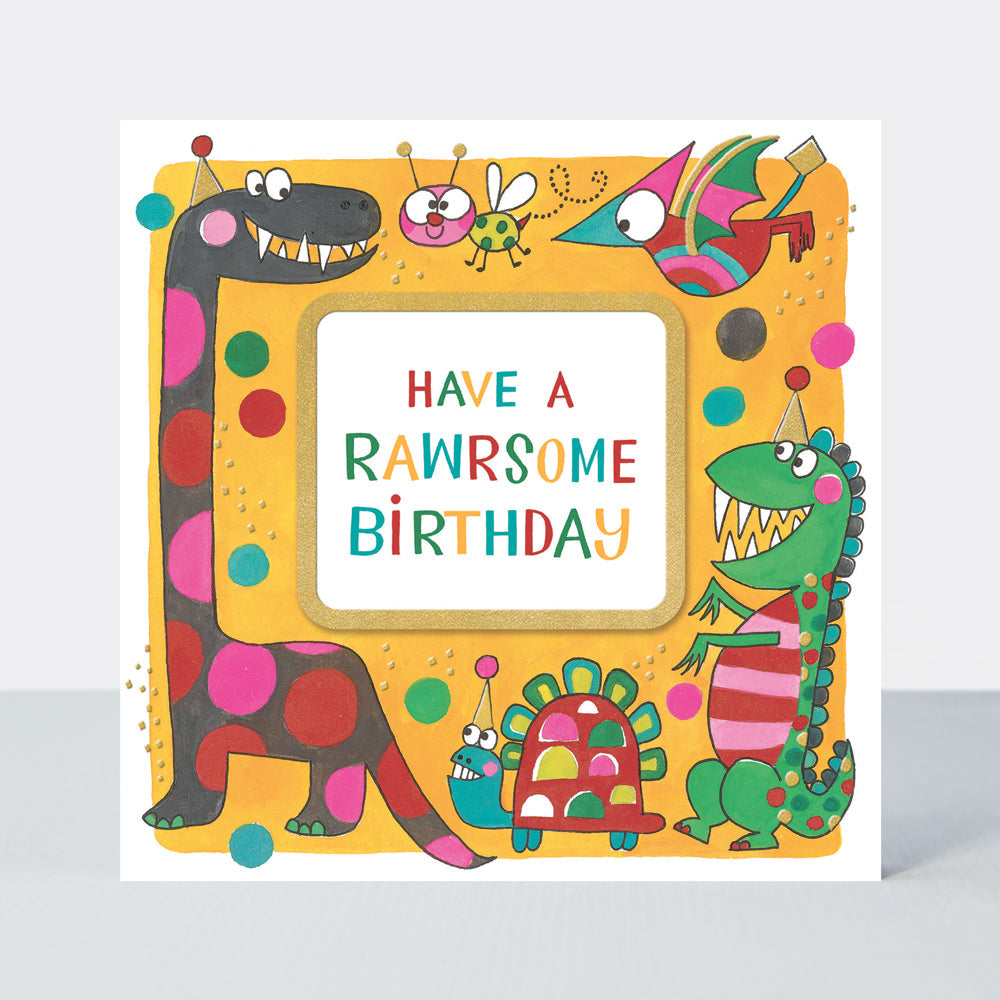 Rhubarb - Rawrsome Birthday/Dinosaur - birthday card