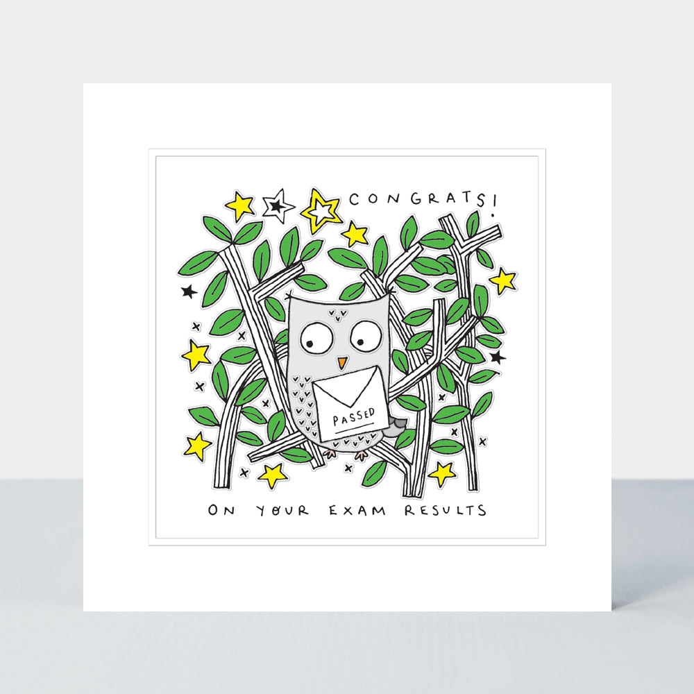 Pocket Rocket - Congrats Exam Results - Greetings Card