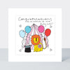 Pocket Rocket - Baby Girl Congratulations Card Circus