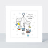 Pocket Rocket - Baby Boy Card - Transport Mobile