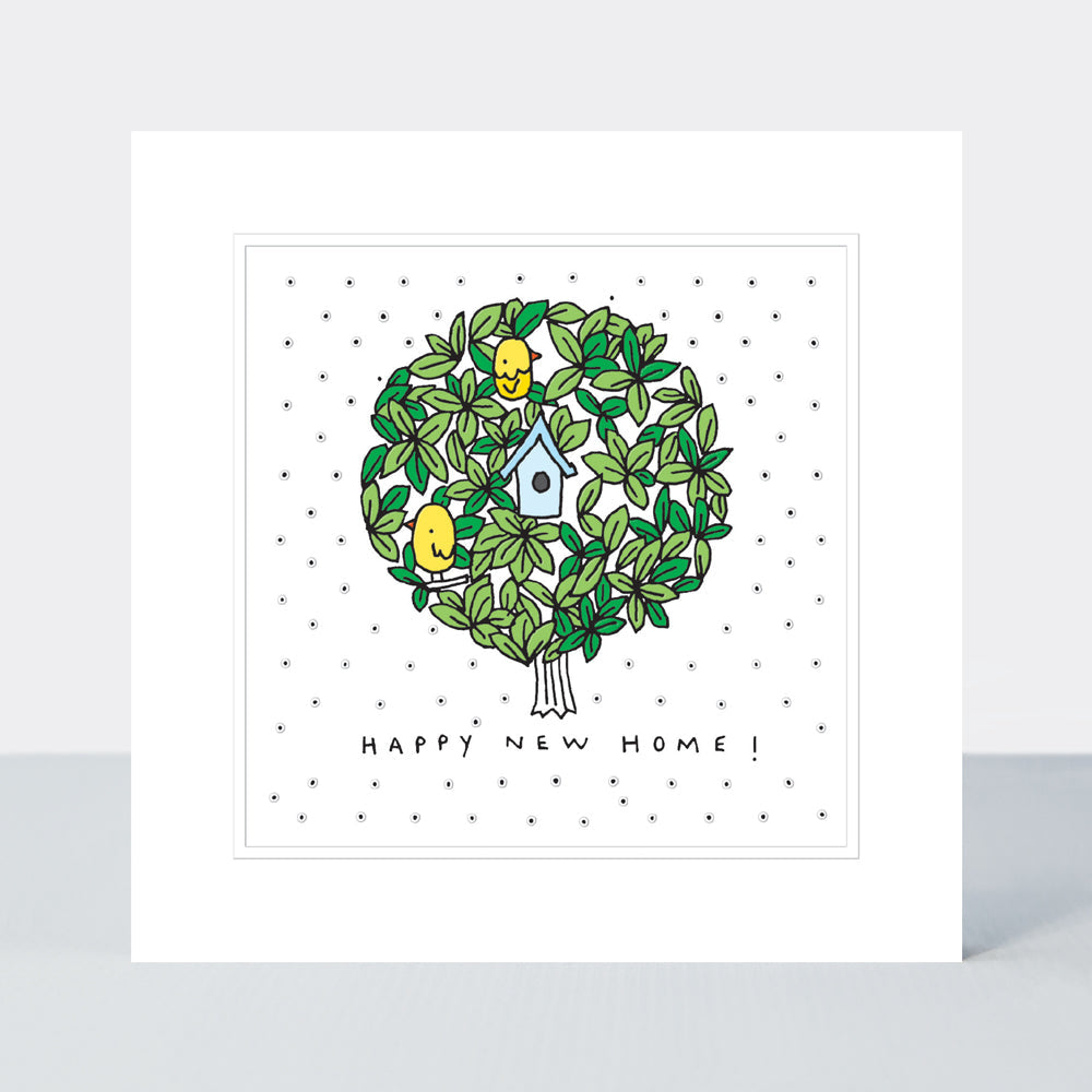 Pocket Rocket - Happy New Home Card - Birds In A Tree Housewarming