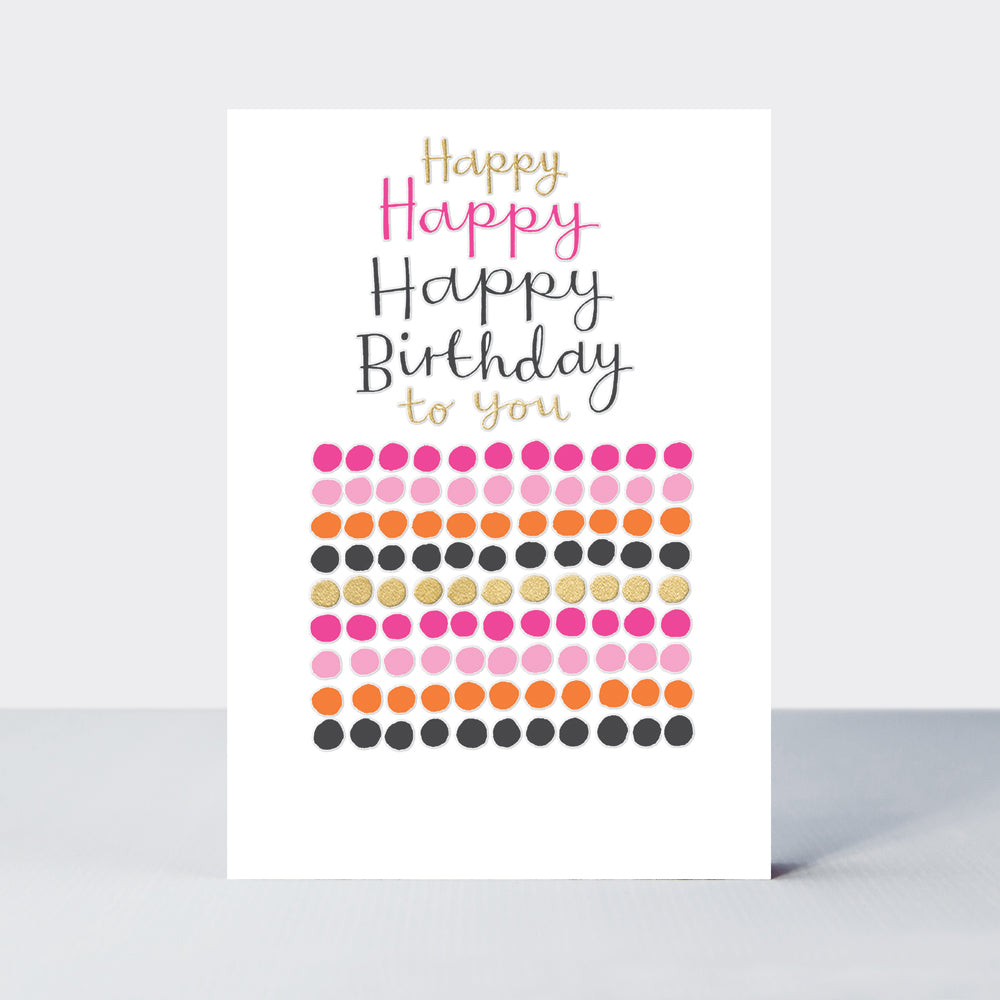 Aurora - Happy Happy Happy Birthday To You  - Birthday Card