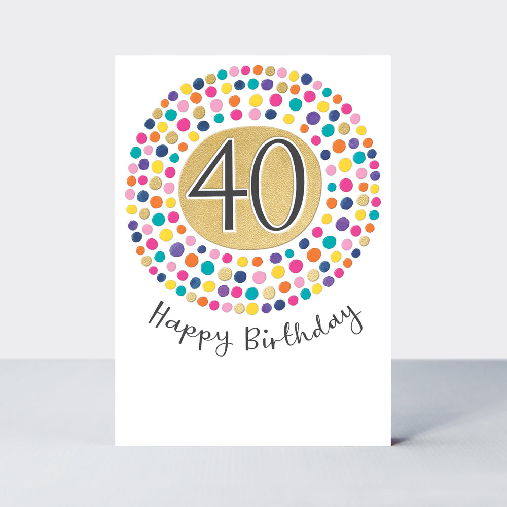 Aurora - 40th Birthday  - Birthday Card