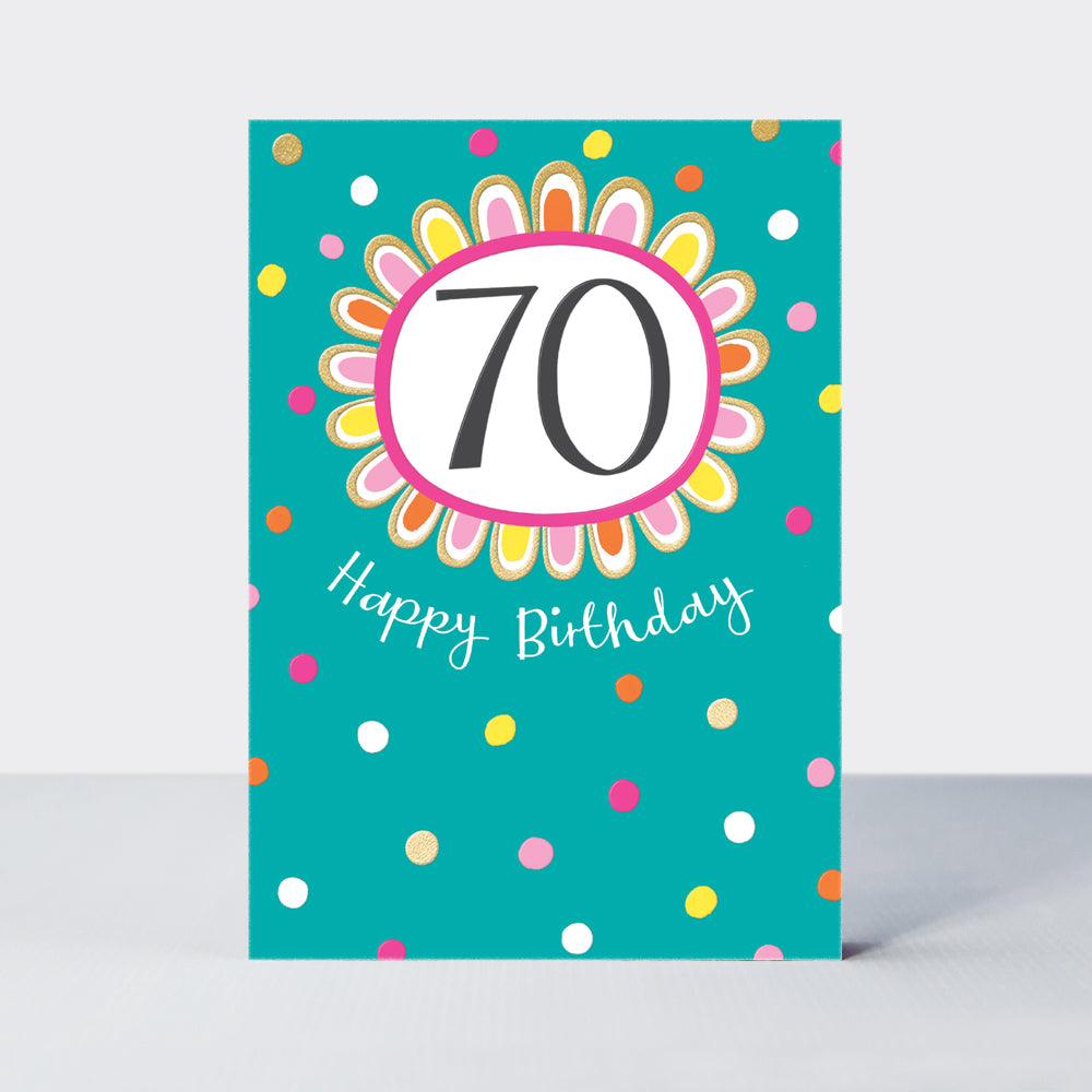Aurora - 70th Birthday  - Birthday Card