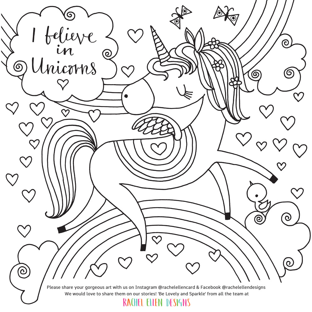 Free Download Rainbow & Unicorn 4