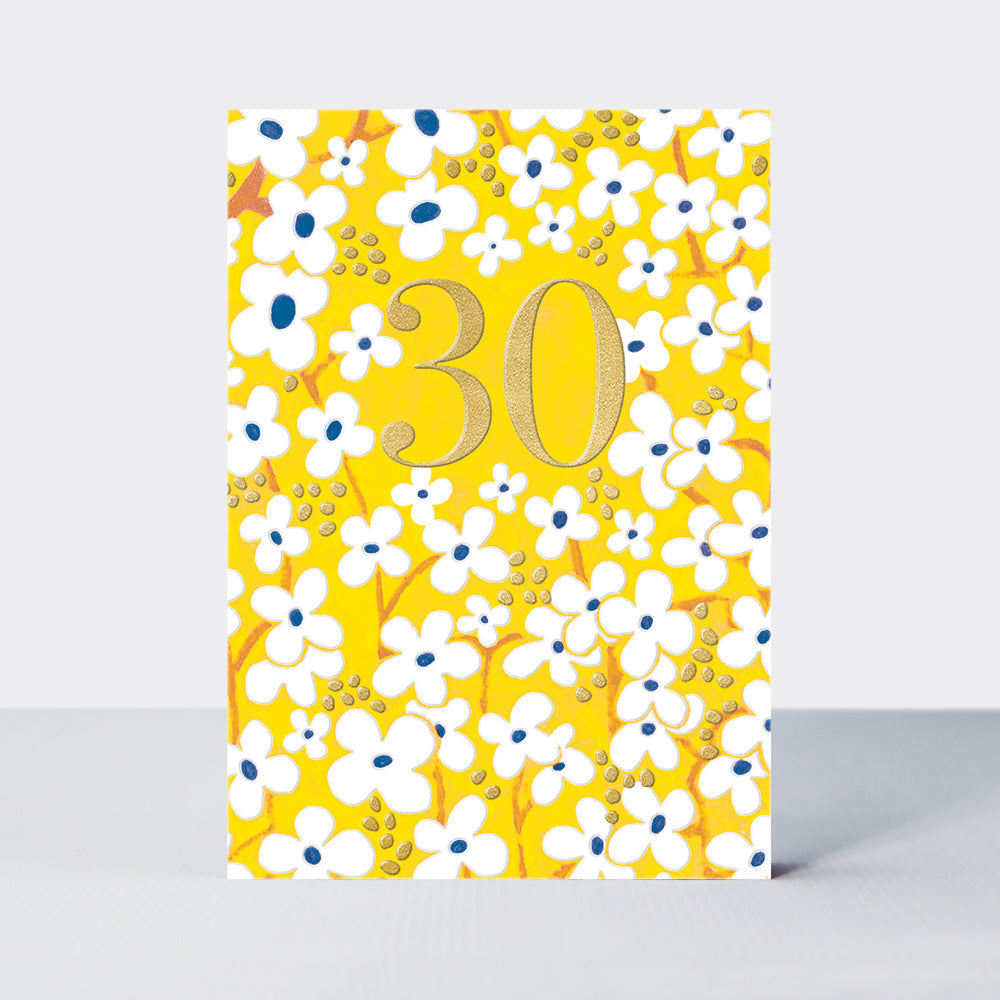Saffron - Age 30 Birthday Card