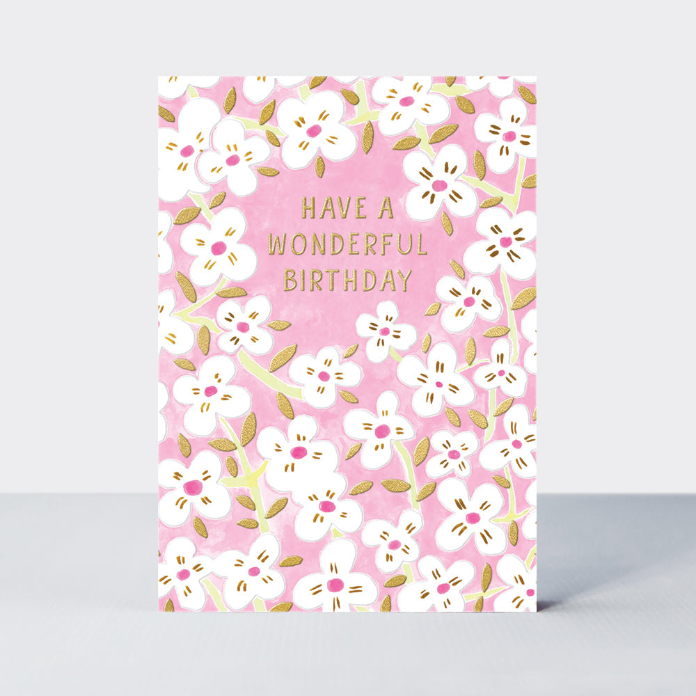 Saffron - Have A Wonderful Birthday Card