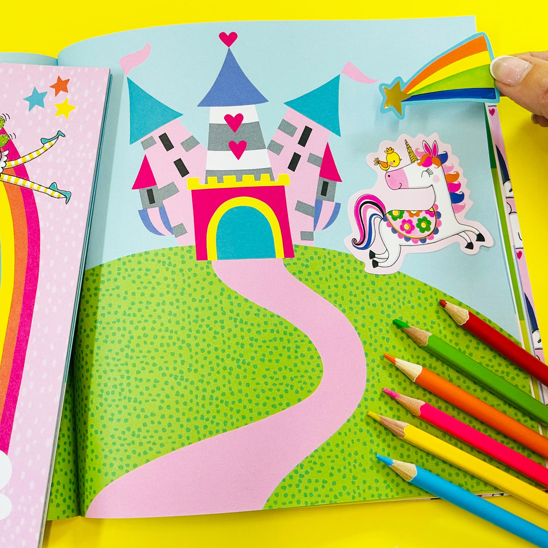 Sticker Scene and Colouring Activity Book - Magical Fairyland