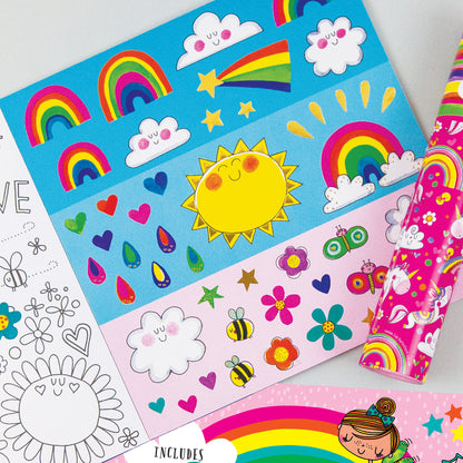 Sticker Scene and Colouring Book - Magical Fairyland