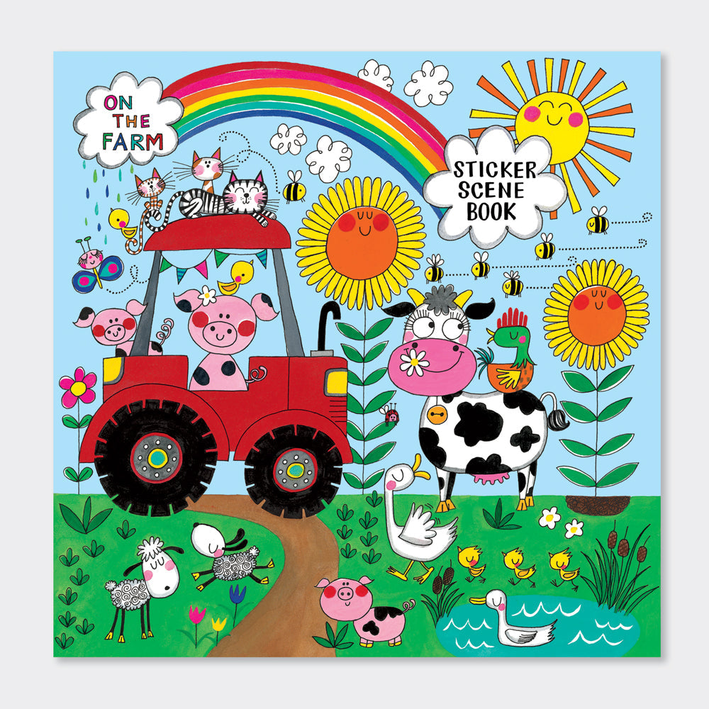 Sticker Scene and Colouring Activity Book - On The Farm