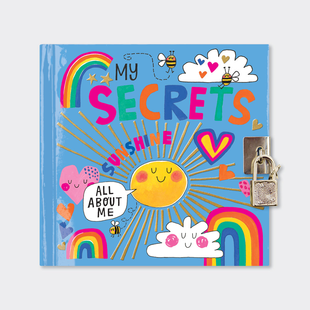 Lockable Secret Diary - My Secrets/Sunshine