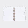 Ballerina Shaped Wire Bound Notebook | Gold Foil & "Notes"