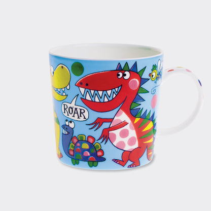 Boxed Bone China Mug - Dinosaur