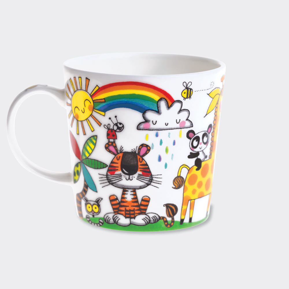 Boxed Bone China Mug - Love Our Planet - Animals