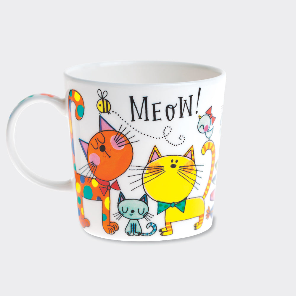 Boxed Bone China Mug - Cats Meow!