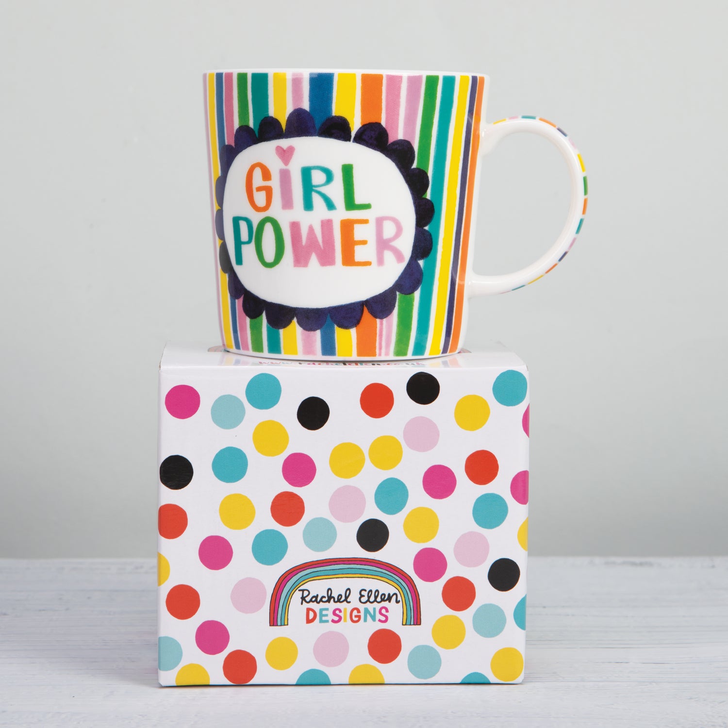 Boxed Bone China Mug - Girl Power