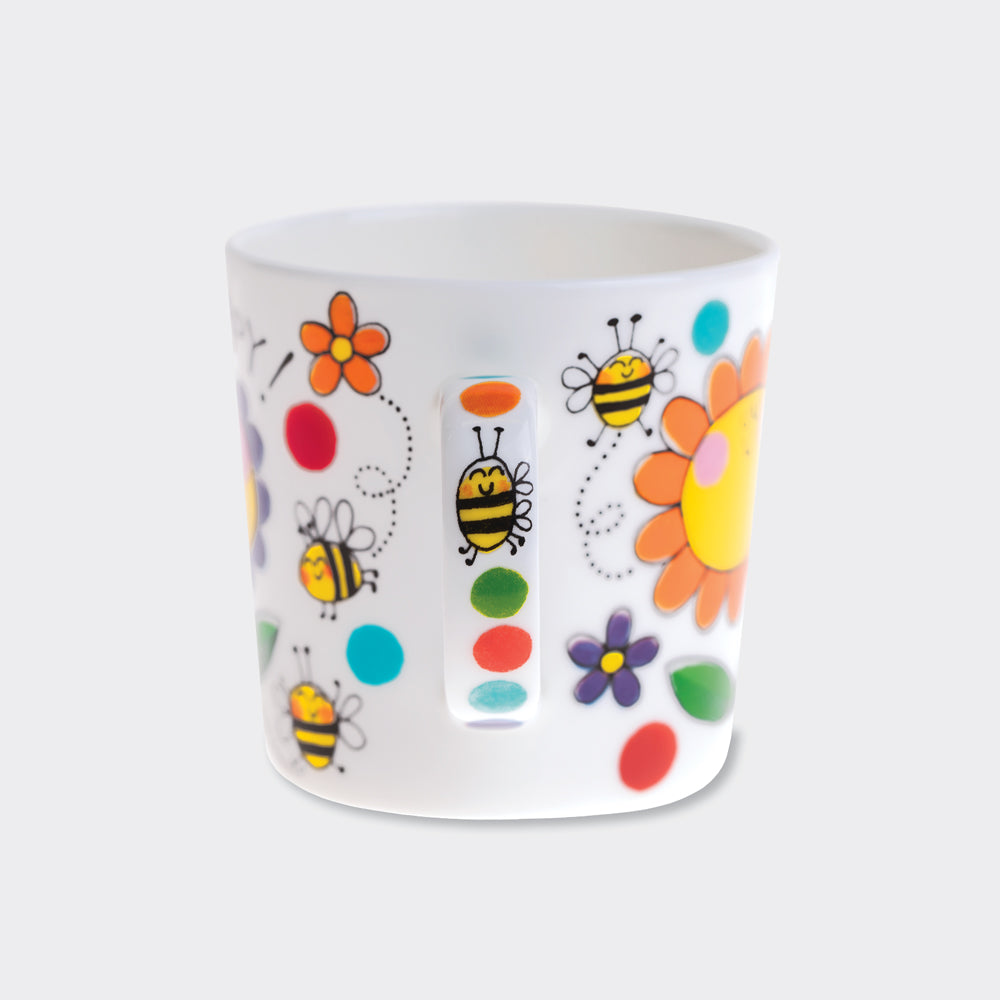 Boxed Bone China Mug - Bee Happy!