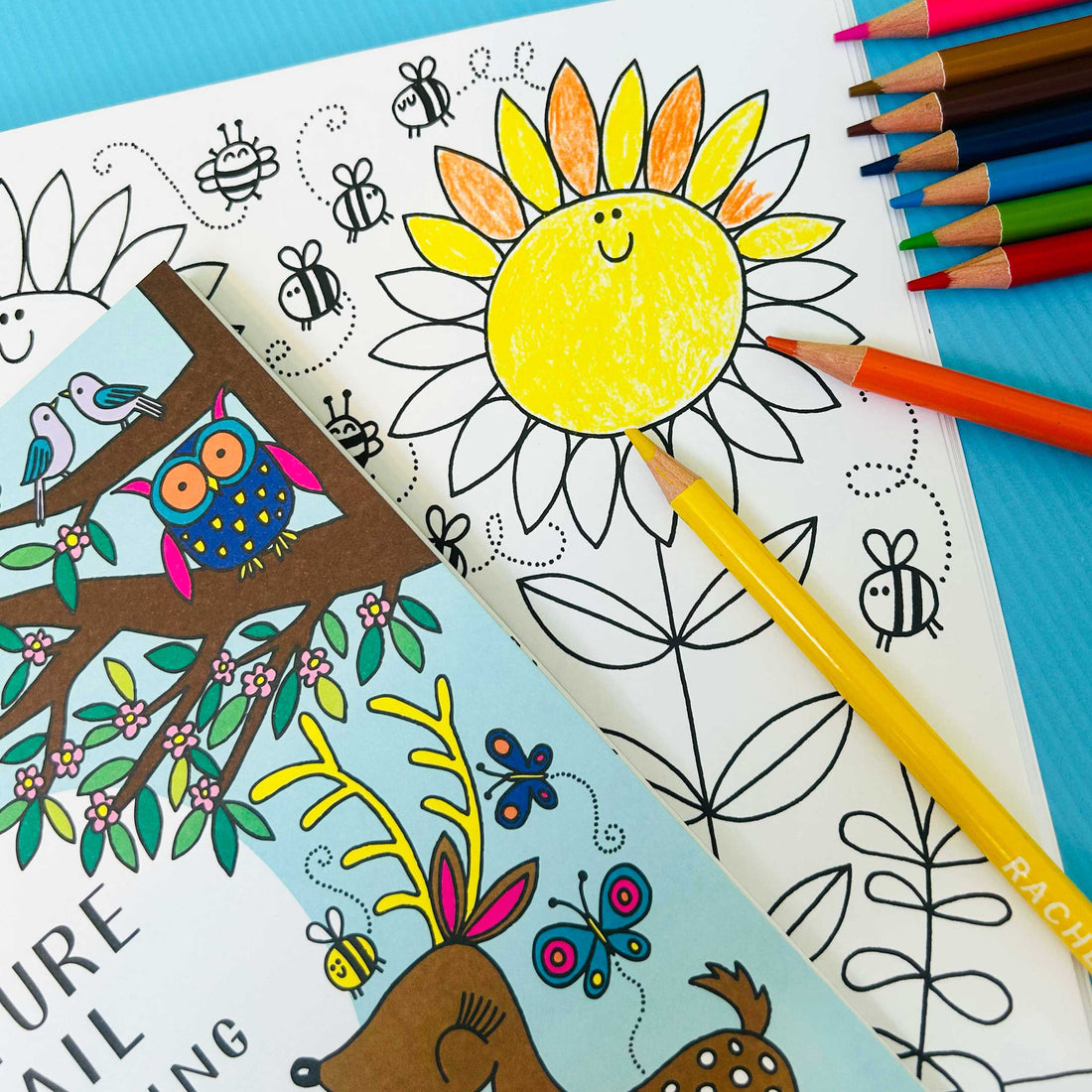 Nature Trail Animals Colouring Book
