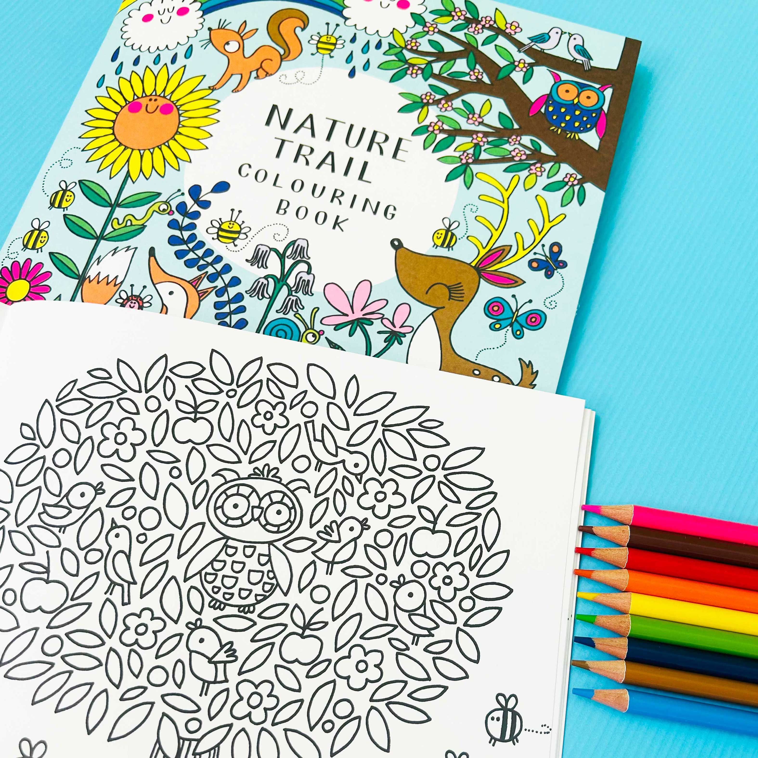 Nature Trail Animals Colouring Book
