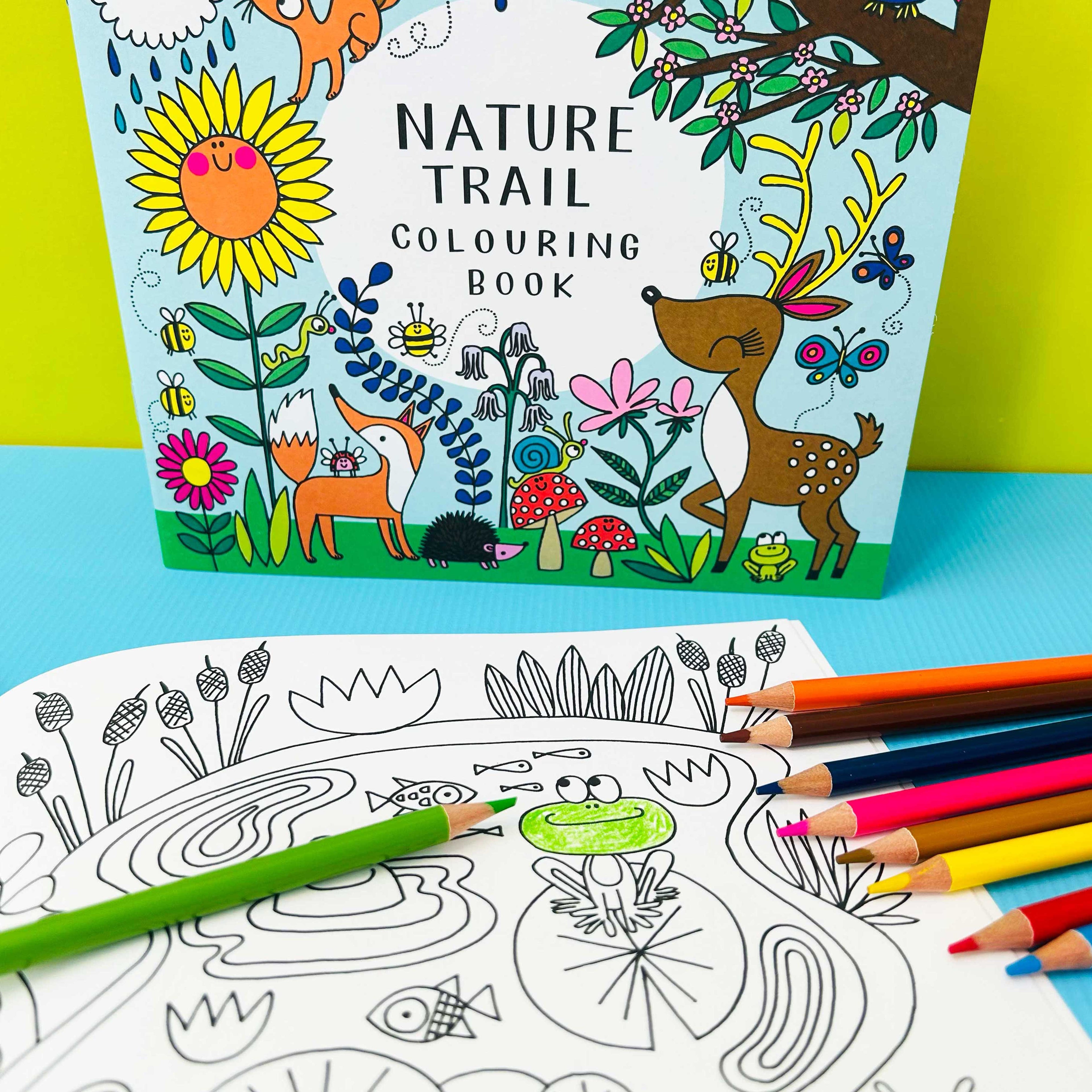 Nature Trail Animals Colouring Book