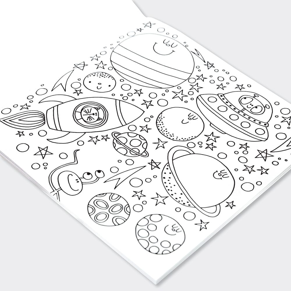 Adventures in Space Colouring Book