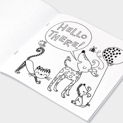 Dogs &amp; Cats Colouring Book