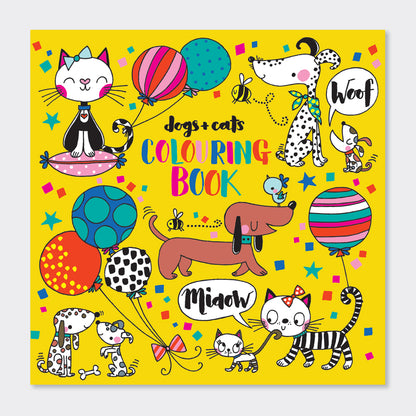 Dogs &amp; Cats Colouring Book